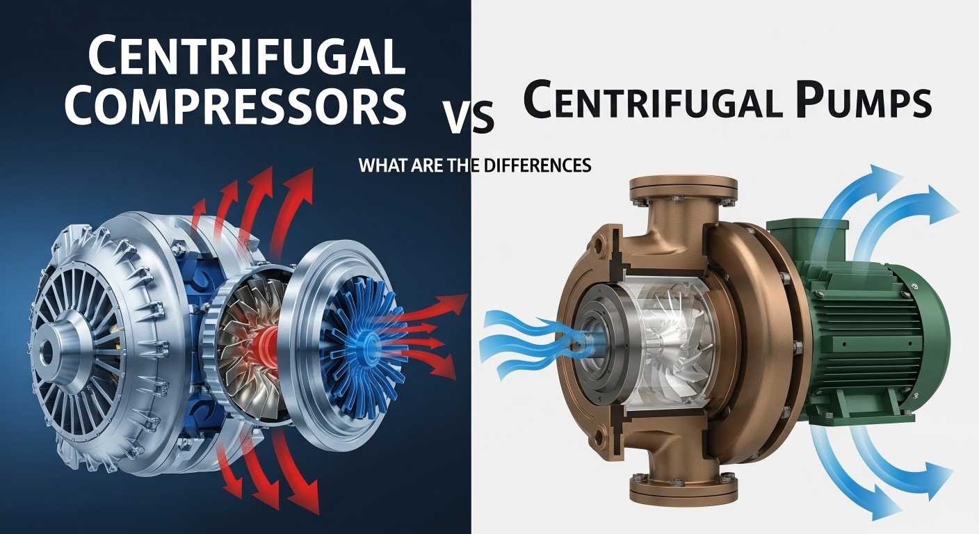 Compressores Centrífugos vs Bombas Centrífugas: Quais são as diferenças?