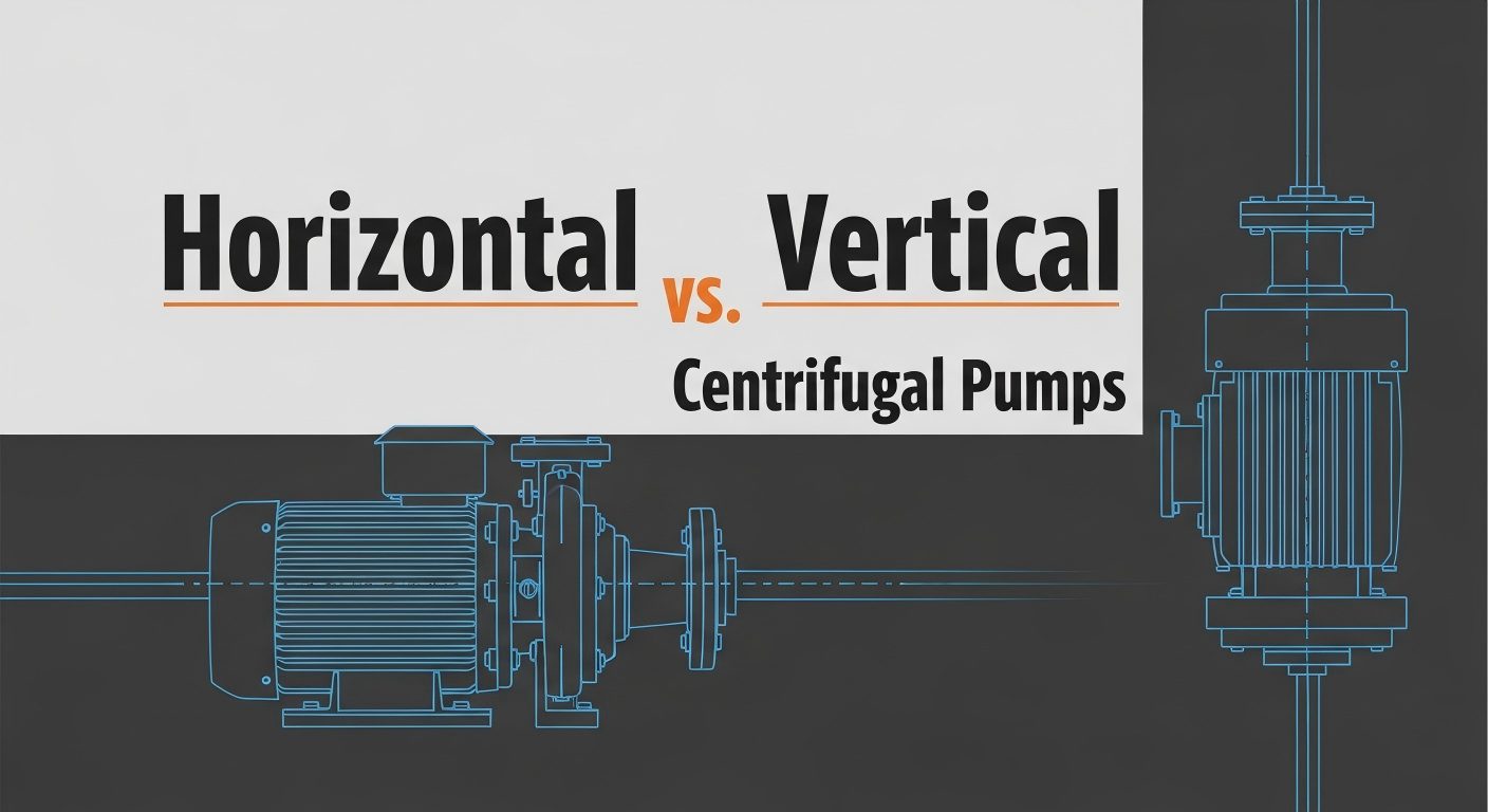 Bombas centrífugas horizontais vs verticais: o guia definitivo de seleção industrial
