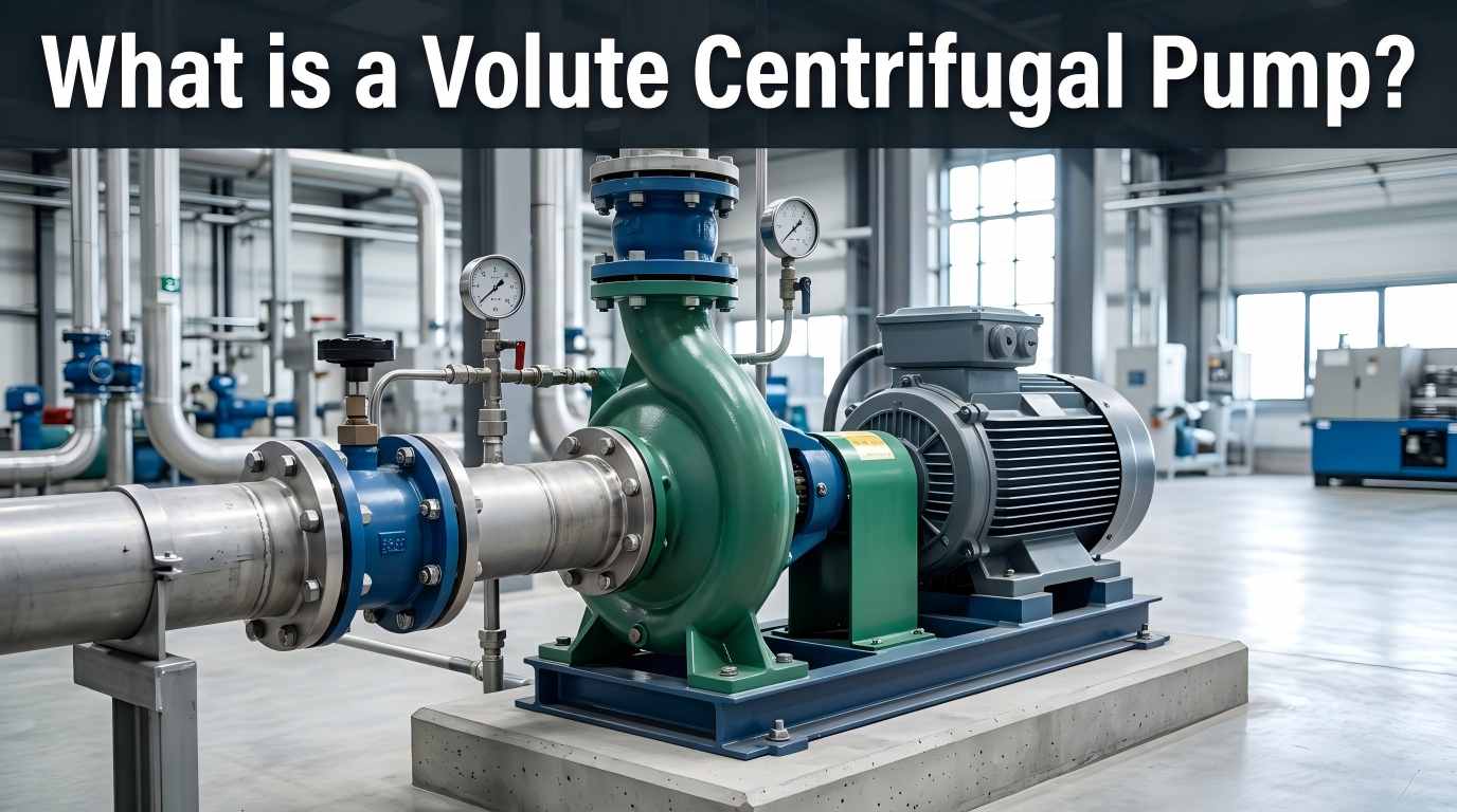 O que é uma bomba centrífuga de voluta?
